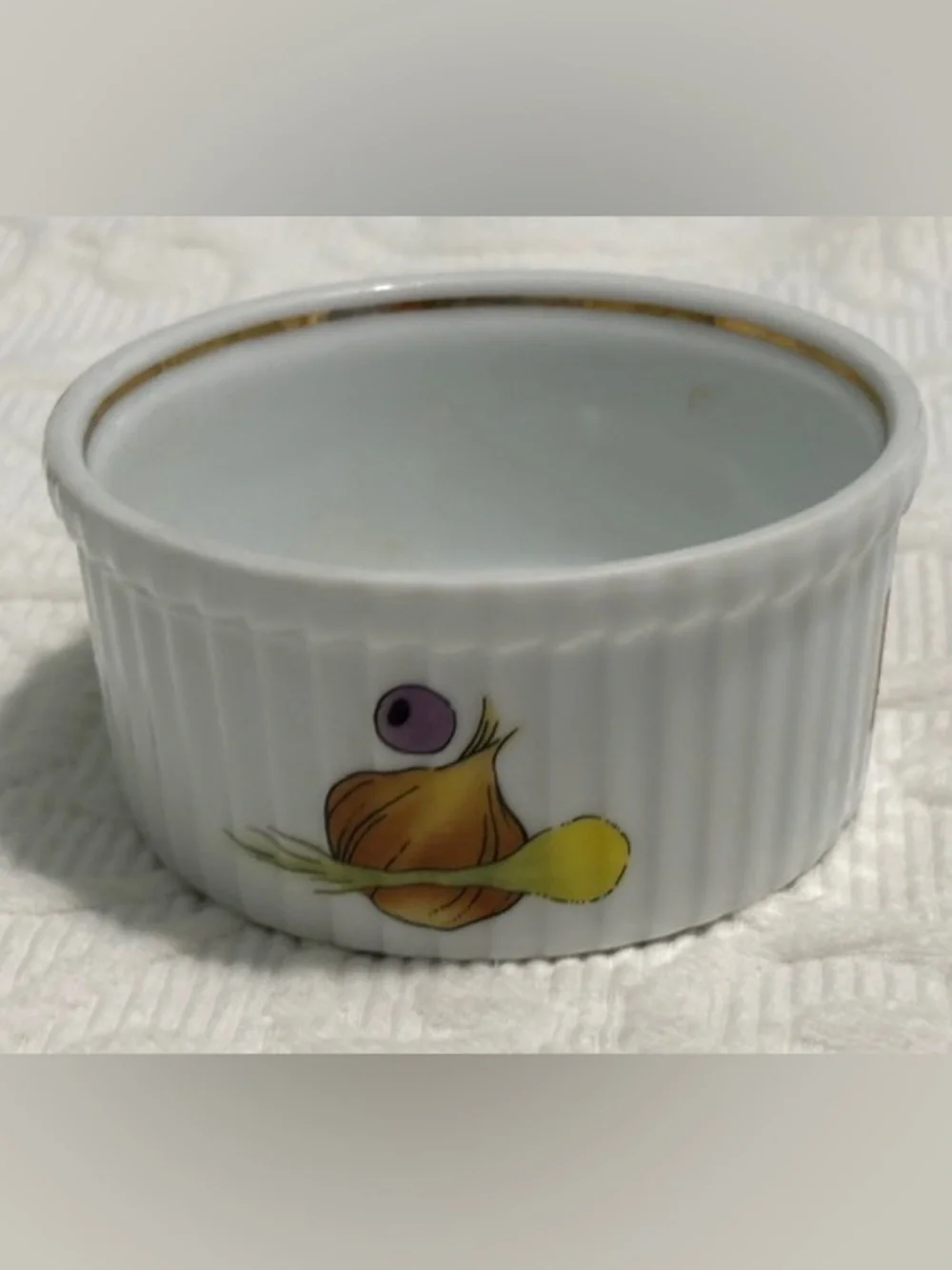 Louis Lourioux  France Set of 4 Ramekins, Vegetables
